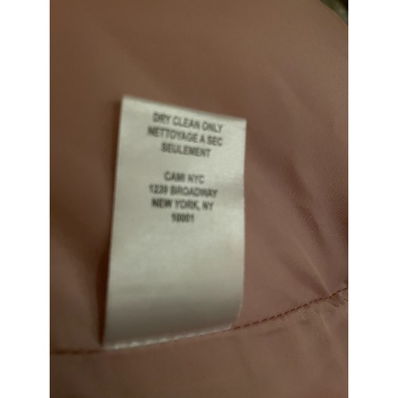 24.NWT Cami NYC Cecilia Vegan Leather Puffer  Pink XL Polyurethane Faux Leather - Picture 11 of 12